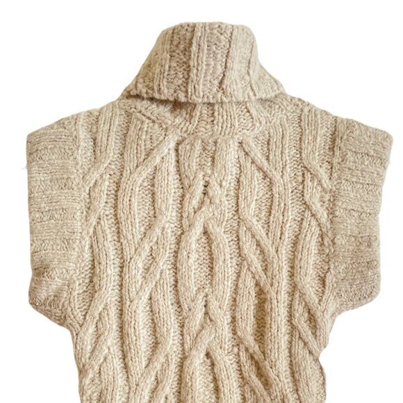 KNWLS Cashmere Cable Knit Turtleneck NWT size XS Cable Knit Turtleneck - Picture 7 of 7